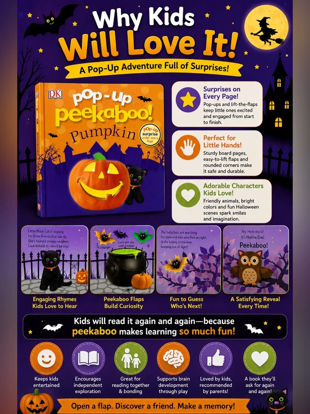 DK Pop Up Peek A Boo Pumpkin